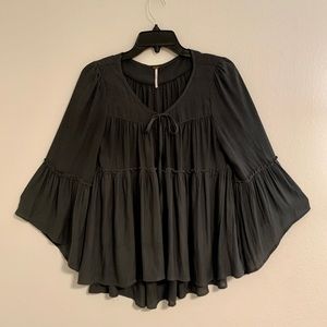 Free People Silk top size Small